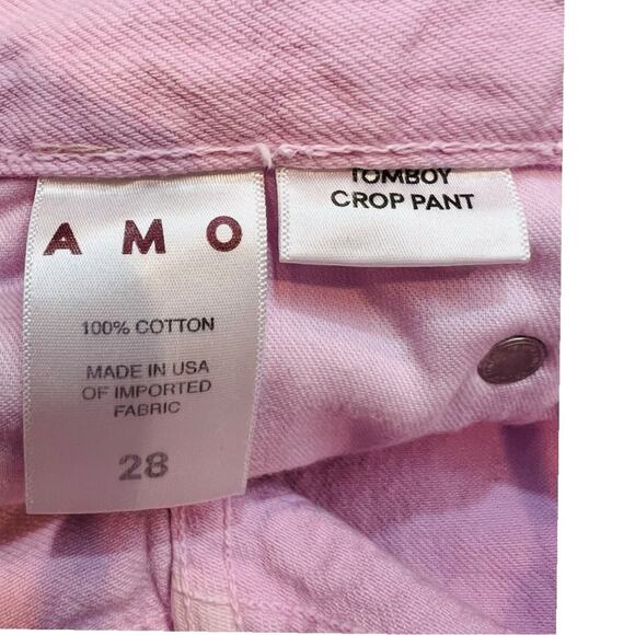 AMO TOMBOY HIGH RISE CROP JEANS Size 28 - Picture 10 of 16